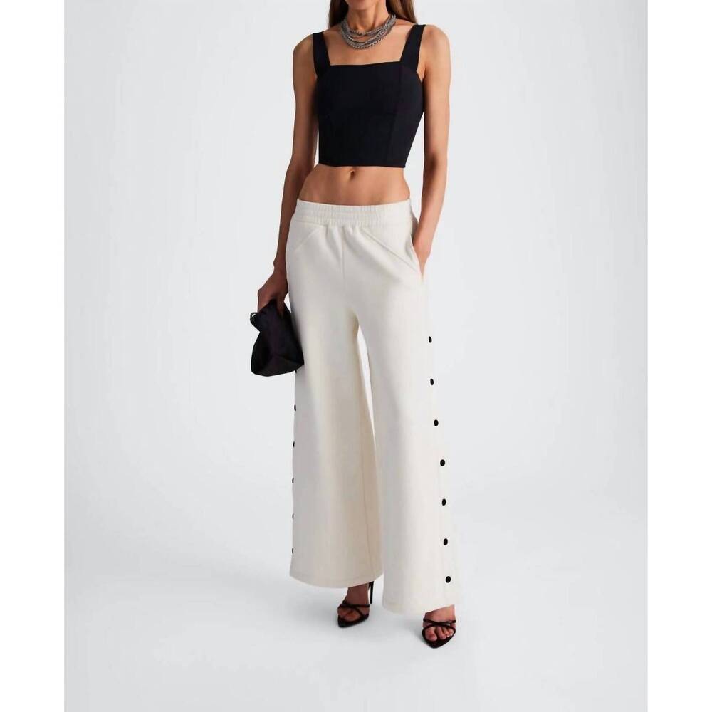 NEW IN/ONE thalia french terry pant in coconut milk